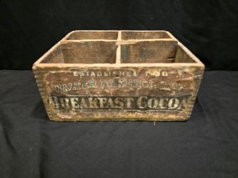 Walter Baker & Co's Breakfast Cocoa Divided Crate