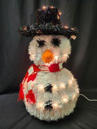 PreLit Snowman Vintage Christmas Decoration
