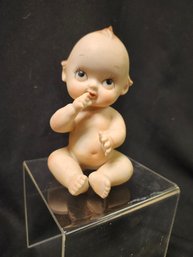 Vintage Bisque Porcelain Kewpie Baby Figurine