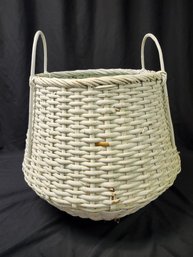 Large Blanket Storage Style Wicker Basket