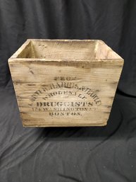 Vintage Druggist Wholesale Box Boston