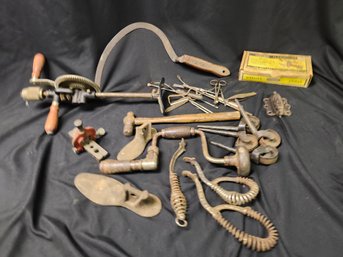 Antique And Vintage Tool And Hardware Lot
