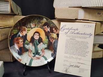 12 Gone With The Wind Collectors Plates With Certificates Of Authenticity W L GEORGE CHINA