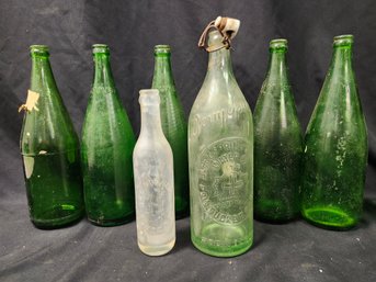 Antique Glass Bottle Lot