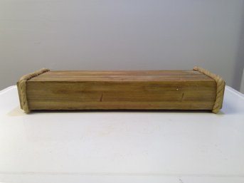 Wood & Rope Shelf
