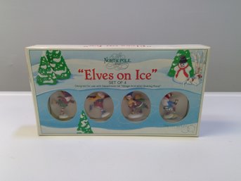 Elves On Ice NIB Department 56