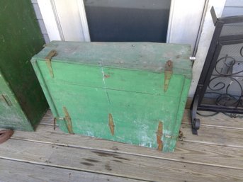 Green Wooden Custom Built Vet Box