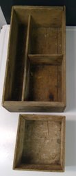 2 Wooden Boxes