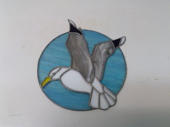 Stained Glass Seagull Decoration
