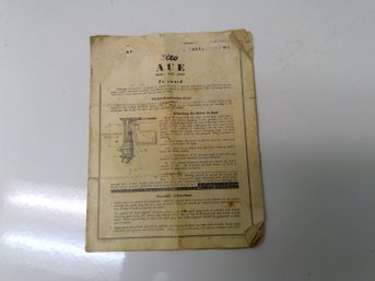 Vintage Evinrude Elto Ace Model 4351-4352 Manual