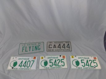 Mixed License Plate Lot