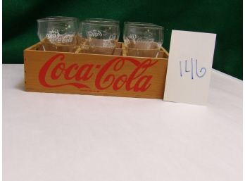 Coca Cola Tray And Glasses Vintage (?)