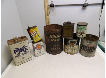 Vintage Can Lot