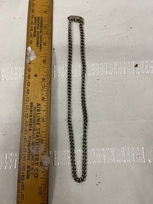 Sterling Silver Chain Necklace Needs Cleaning