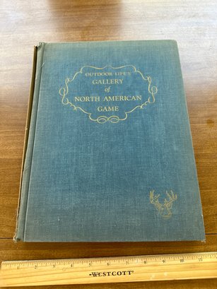 Vintage Book Outdoor Life's Gallery Of North American Game Great Prints