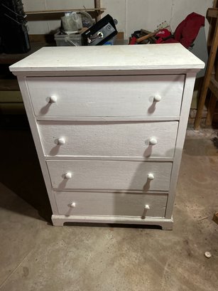 White Dresser 43x33x20 In Good Condition Great For A Garage Or Basement Storage Place