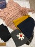 Huge Lot Of Ladies Winter Weather Gear Gloves Hats Scarves Leg Warmers See Photos