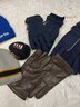 Lot Of Mens Winter Weather Gear Gloves And Hats