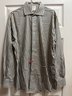 Brooks Brothers 16-34 Grey And White Checkered Button Down Mens Shirt