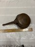 Antique French Copper Saucepan With Wrought Iron Handle 19th Century Handmade