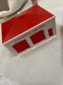 Vintage Plasticville Fire House HO Scale 2409-79 For Model Train Yards With Original Box