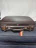 Vintage American Tourister Briefcase Size Hard Shell Brown Luggage With Keys