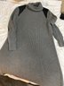 Ladies 525 America Grey Sweater Dress With Black Patches