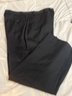 Calvin Klein Size 35x30 Black Pin Stripe Dress Pants