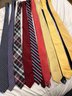 Lot Of 9 Tommy Hilfiger Ties Yellow Red Blue Patterns