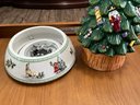 Christmas Tree Musical Centerpiece SPODE Music Box Porcelain Large Animated 1938