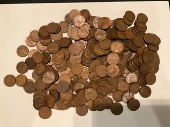 Lot Of 300 LINCOLN WHEAT Pennies Cents US Coins - Assorted Years -