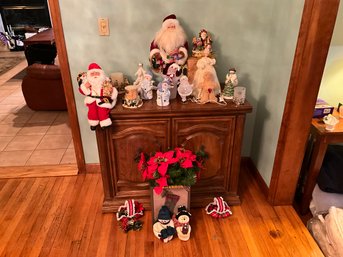 Large Lot Of Assorted Christmas Decorations