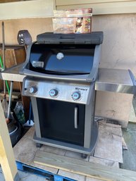 Weber Spirit Propane Barbeque Grill & Cover Works Great, Yoshi Copper Grill Mats And Grill Tools And Utensils