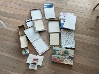 Lot Of Stationary Paper Legal Printing Paper Notepads Index Cards And More