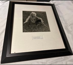 Portrait Of Photographer Minor White 1973 By  Robert F. Haiko 23x20