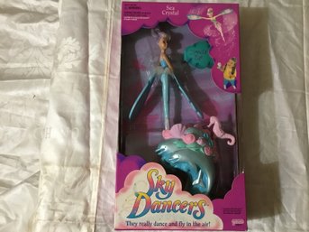 Ntage 1994 Rare Sea Crystal Flying Fairy Doll GALOOB New In Box