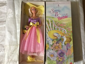 Mattel Barbie Doll 1995 Avon Exclusive Spring Blossom Special Edition New In Box