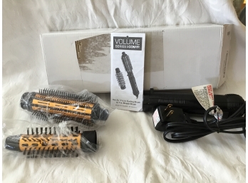 Conair Volume Series 1.5' & 1' Curling And Bristle Brush Curling Wand