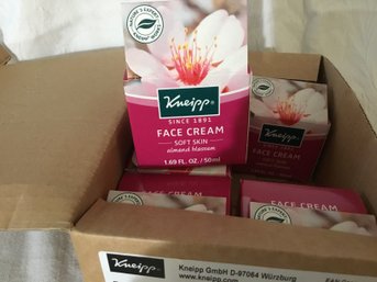 Case Lot 6 Kneipp Soft Skin Face Cream Almond Blossom