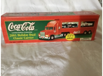 2001 Coca-Cola Holiday Dual Classic Carrier With 1955 & 1957 Thunderbirds