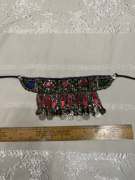 Rock And Rose Enora Statement Choker Necklace Ethnic Afghan Jewelry Kuchi Tribal Choker