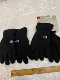 Lot Of 2 Mens Size XL The North Face Manaslu  Etip Touchscreen Fleece Gloves In Black