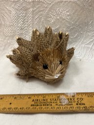 Adorable 4 In Tall Hedgehog Natural Fall Home Table Decor