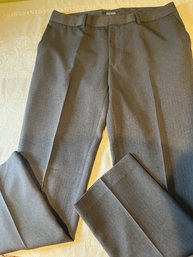 Kenneth Cole Reaction Grey Mens 33x30 Dress Pants Slacks
