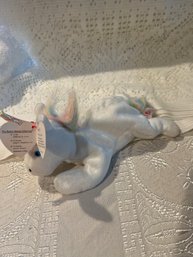 Mystic Ty Beanie Baby Unicorn Iridescent Horn 1994