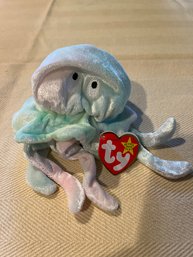 TY Beanie Baby Tie Dyed Goochy The Jellyfish 1998 Excellent