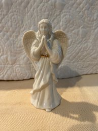 Vintage 6 In Lenox Praying Angel Inspirational Collection Traditional Ivory Gold Trim No Box