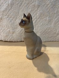 Vintage 6 In Siamese Cat Avon Cologne Cat Collectible Bottle Moonwind Cologne Full No Box