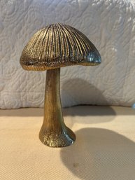 8in Gold Mushroom Home Decor