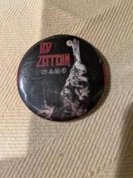 Led Zeppelin Vintage Pin A Bit Scratched Up